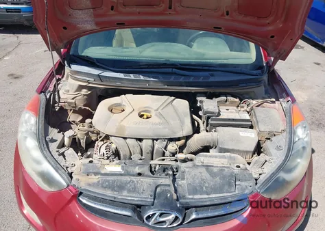 2012 Hyundai Elantra Limited (Ulsan Plant) from USA, damaged, VIN KMHDH4AE7CU206100